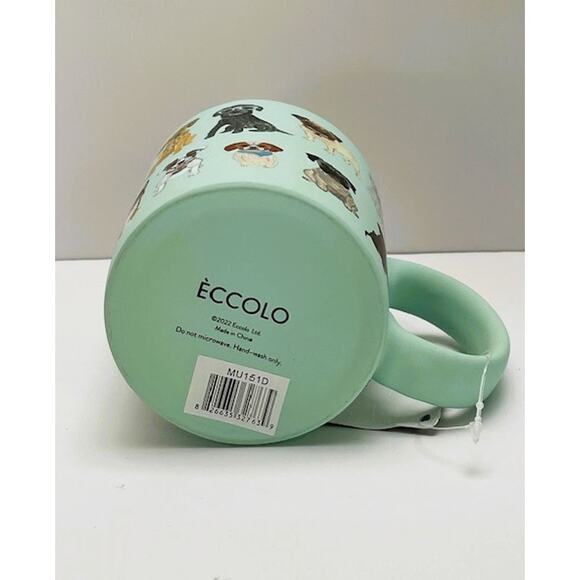 Dogs in Glasses, "All You Need Is Woof" Gifts by Eccolo, 16oz Soft Touch Mug-NEW - Picture 5 of 6